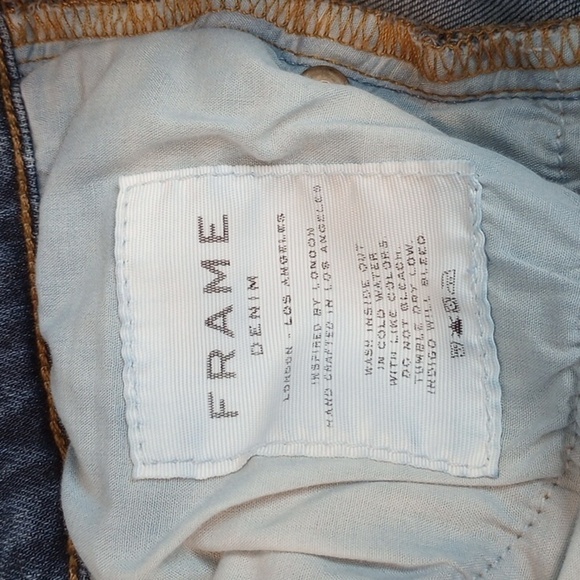 Frame Denim Womens Jeans Sz 26 Le High Skinny Stretch Fall Winter Boots Western - Picture 8 of 12